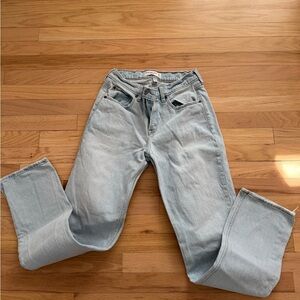 Abercrombie & Fitch Light Blue Straight Leg Jeans